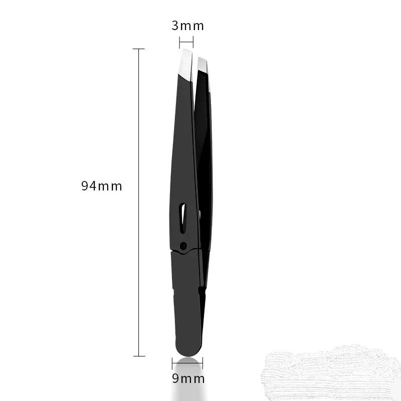 Colorful Eyebrow Tweezer High-Quality Stainless Steel Hair Beauty Fine Hairs Puller Slanted Eye Brow Clips Removal Makeup Tools