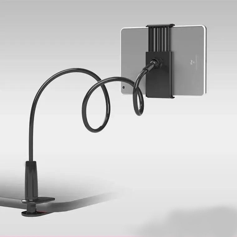 Bedside Table Tablet Stand Adjustable Long Arm Clamp Tablet Lazy Stand Suitable for IPad, Samsung Universal 4-11 Inch