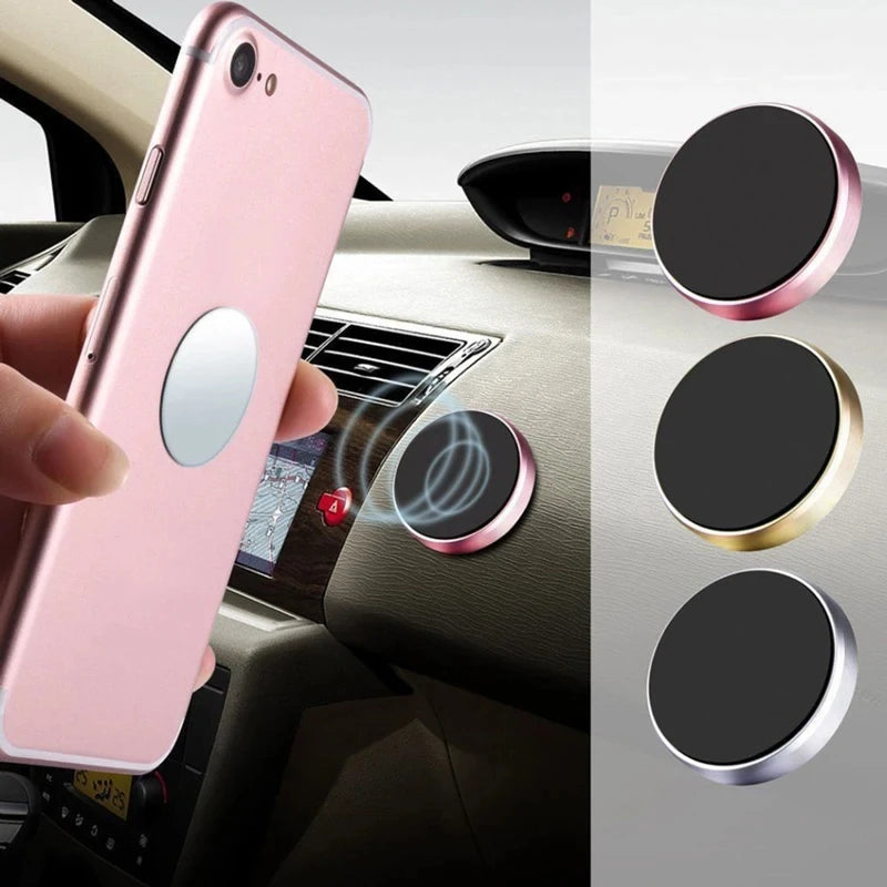 Magnetic Car Phone Holder Universal Car Phone Stand For iPhone Samsung Dashboard Wall Mounted Car Magnet Sticker