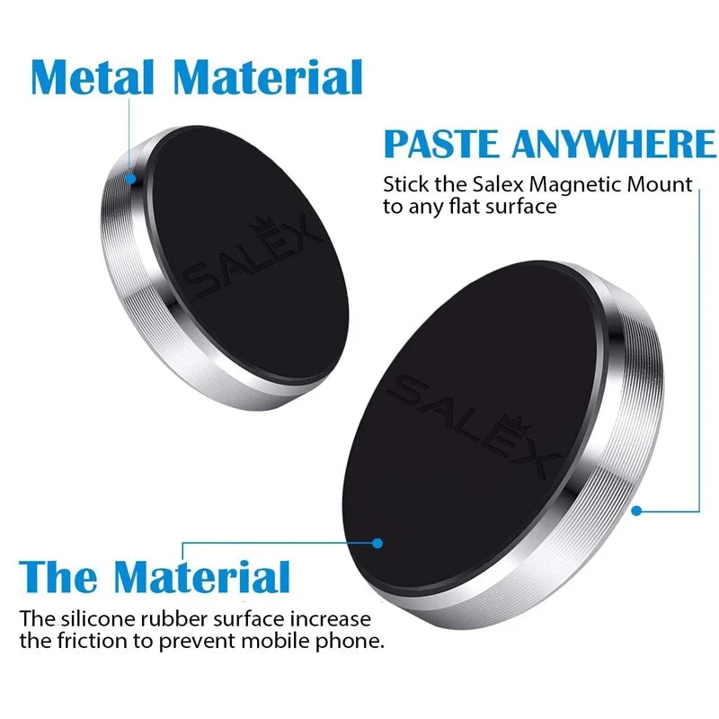 Magnetic Car Phone Holder Universal Car Phone Stand For iPhone Samsung Dashboard Wall Mounted Car Magnet Sticker