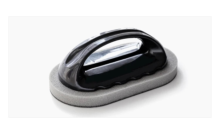 Reusable Emery Magic Sponge - Kitchen Pot Brush with Handle for Easy Cleaning and Decontamination - Washable and Eraser Cleaning