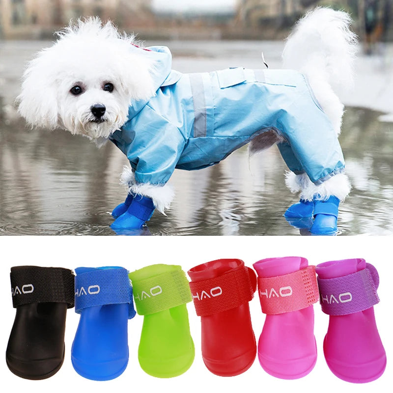Waterproof Pet Rain Shoes for Small Meidum Dogs Walking Running Puppy Dog Boots Shih Tzu Accessories Outdoor Supplies