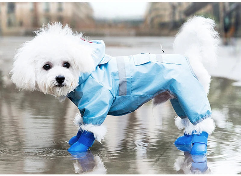 Waterproof Pet Rain Shoes for Small Meidum Dogs Walking Running Puppy Dog Boots Shih Tzu Accessories Outdoor Supplies
