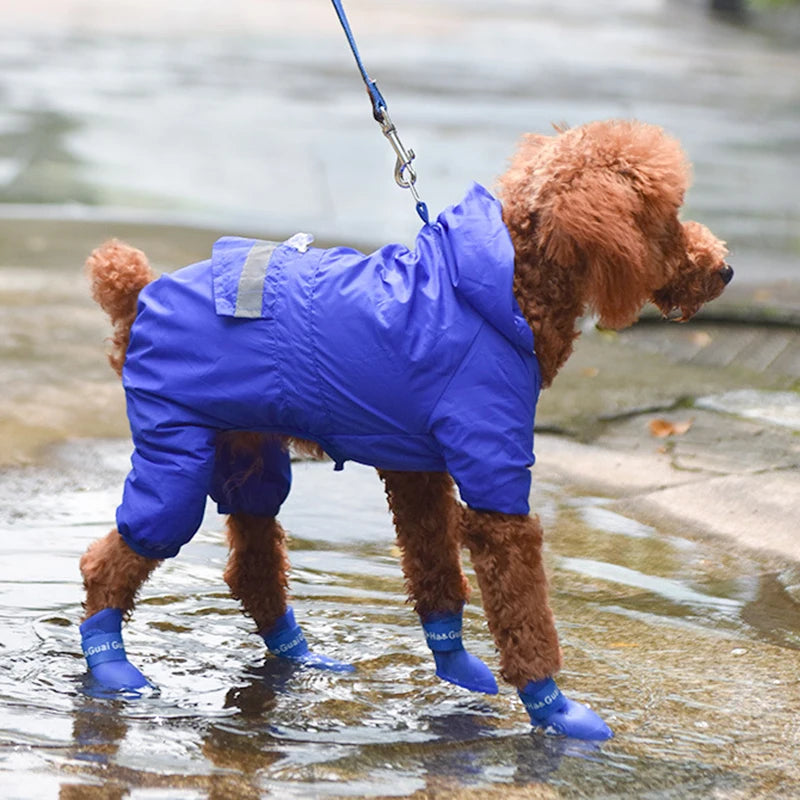 Waterproof Pet Rain Shoes for Small Meidum Dogs Walking Running Puppy Dog Boots Shih Tzu Accessories Outdoor Supplies