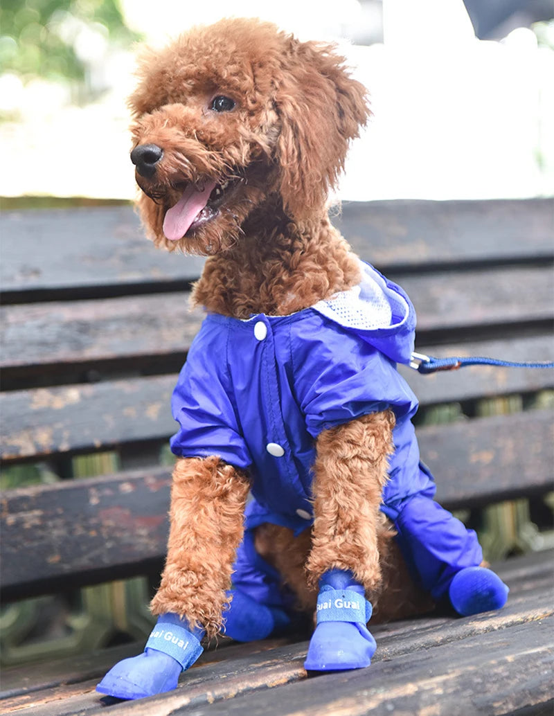 Waterproof Pet Rain Shoes for Small Meidum Dogs Walking Running Puppy Dog Boots Shih Tzu Accessories Outdoor Supplies