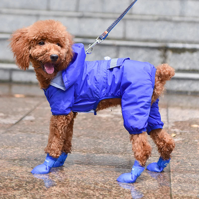 Waterproof Pet Rain Shoes for Small Meidum Dogs Walking Running Puppy Dog Boots Shih Tzu Accessories Outdoor Supplies