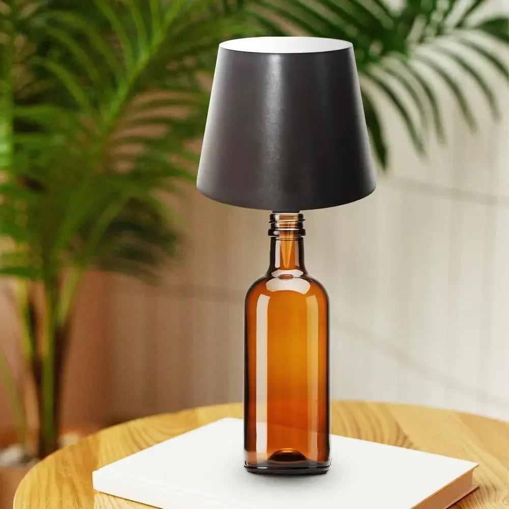 Wireless Table Lamp For Wine Bottles LED Bottle Light For Outdoor Use Touch Control Ideal For Restaurants Bars Festival Party