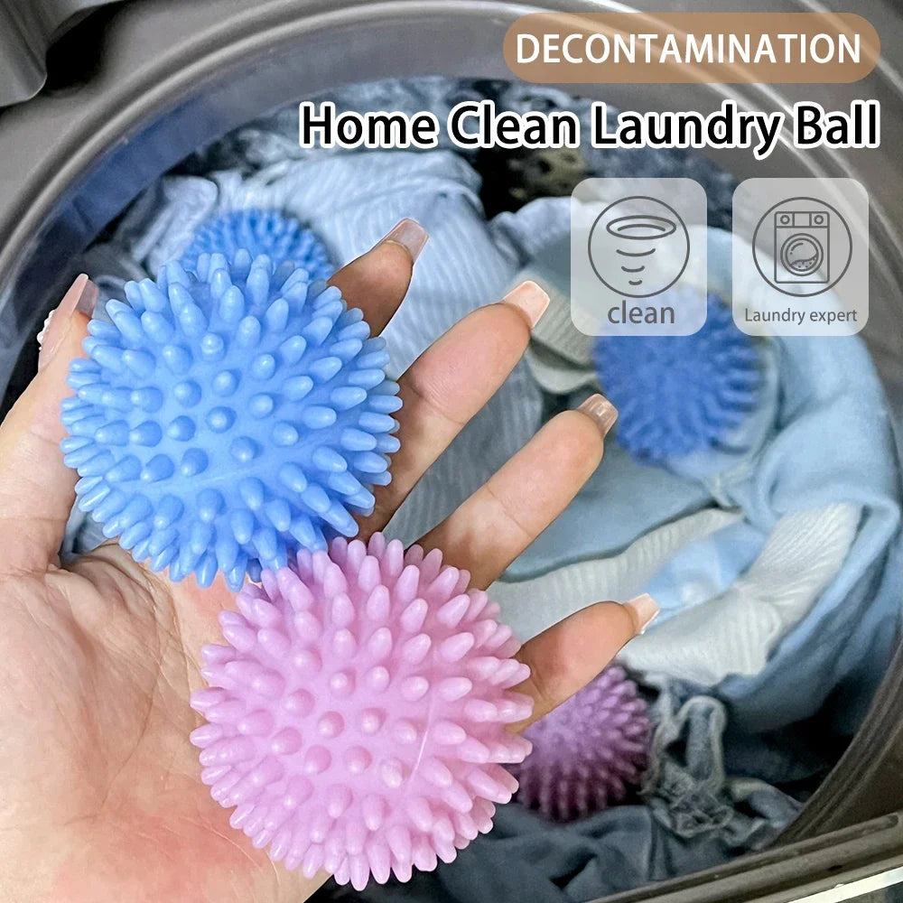 Magic Laundry Ball Reusable PVC Solid Cleaning Ball Household Cleaning Washing Machine Clothes Softener Cleaning Tools