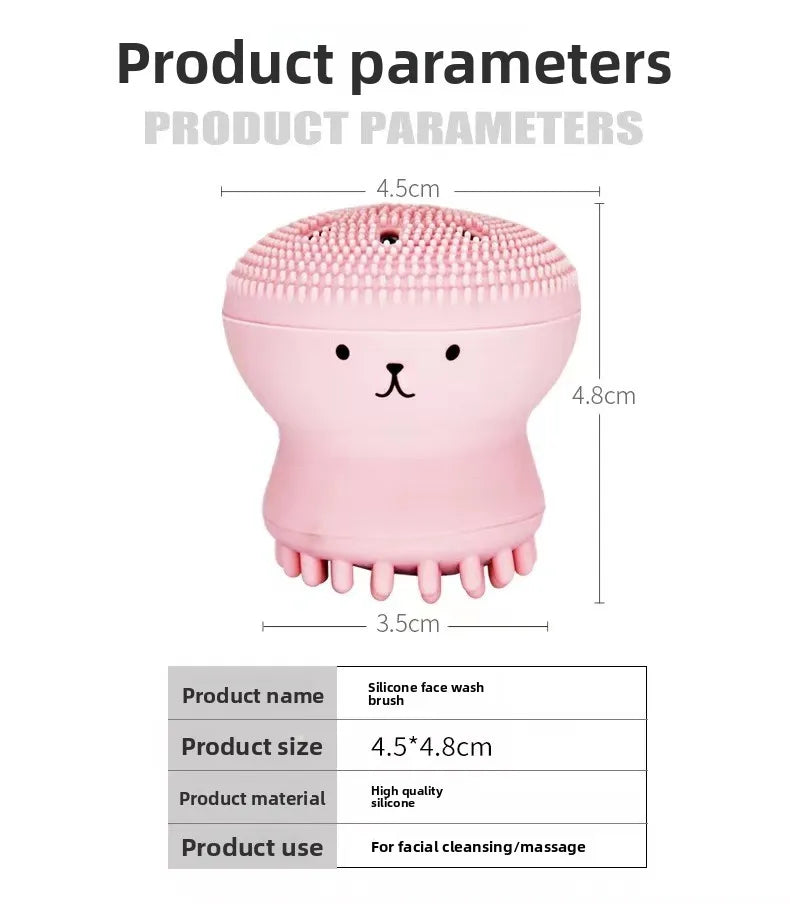 Exfoliator Tool Silicone Face Cleansing Brush Facial Deep Pore Skin Care Scrub Cleanser Tool New Mini Beauty Soft Deep Cleaning