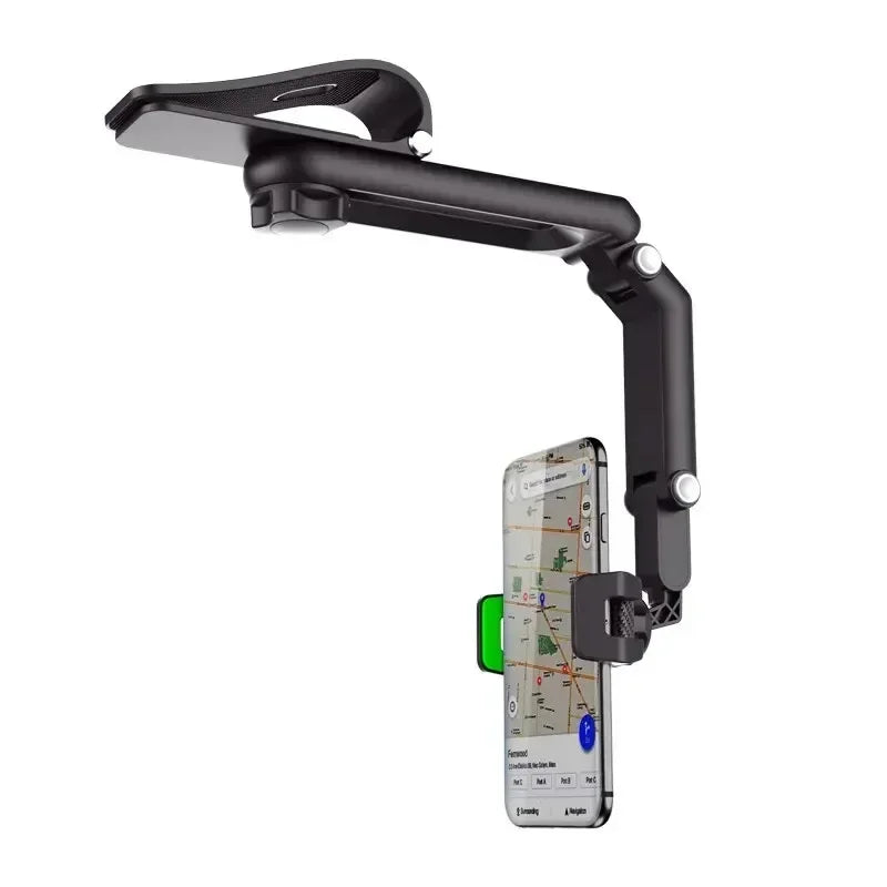 Sun Visor Phone Holder for Car Multifunctional 360° Rotating Sun Visor Cell Phone Holder with IPhone/Samsung/Android