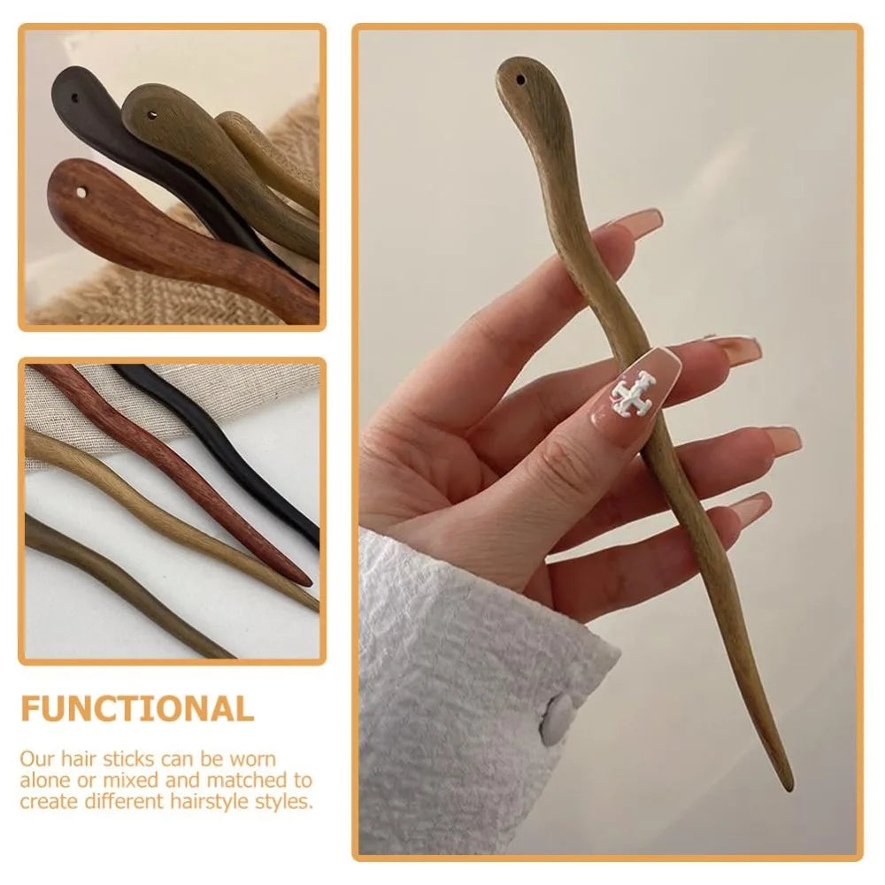 Hair Sticks Chopsticks Chinese Tortoise Shell Hairpin Hairs Clip Styling Pin Accessories for Women Hair Barrettes  Accessories
