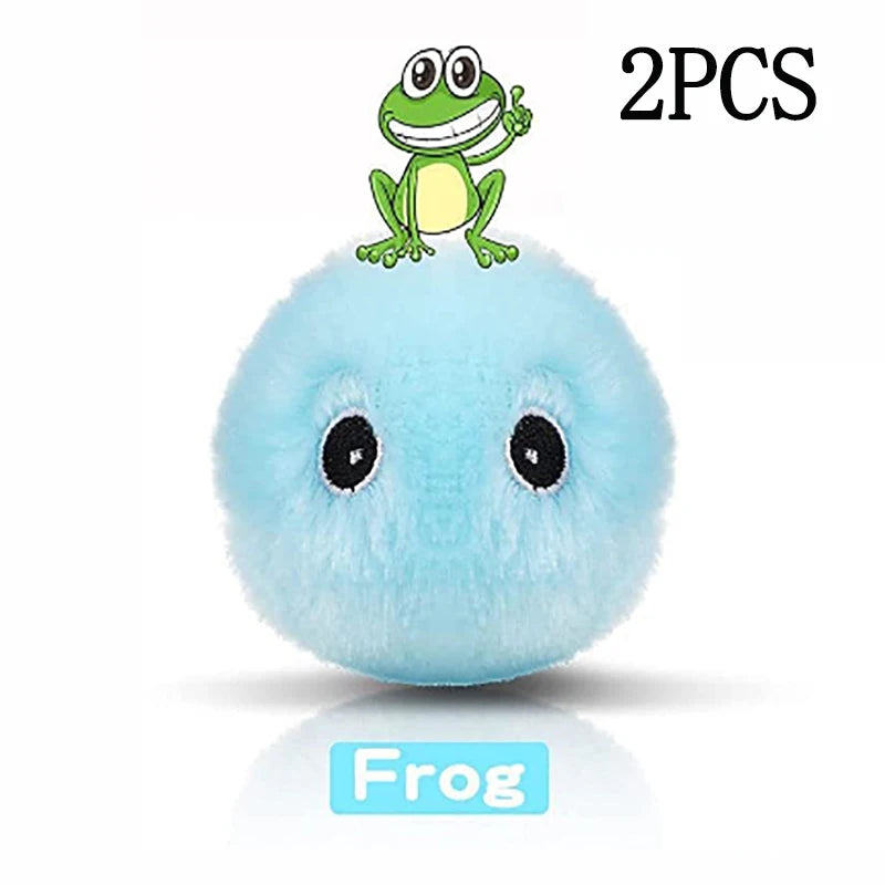 Interactive Ball Smart Cat Toys Plush Electric Catnip Training Toy Kitten Touch Sounding Pet Product Squeak Toy Ball