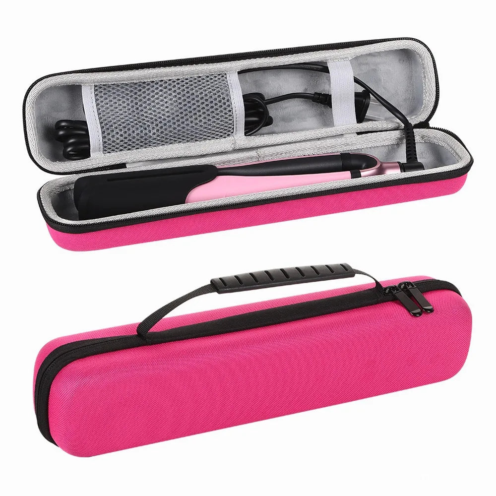 Curling Iron Travel Case Hard Carry Bag Straightener Curling Irons Styler Handle EVA Flat Cases Vacation Styling Accessories