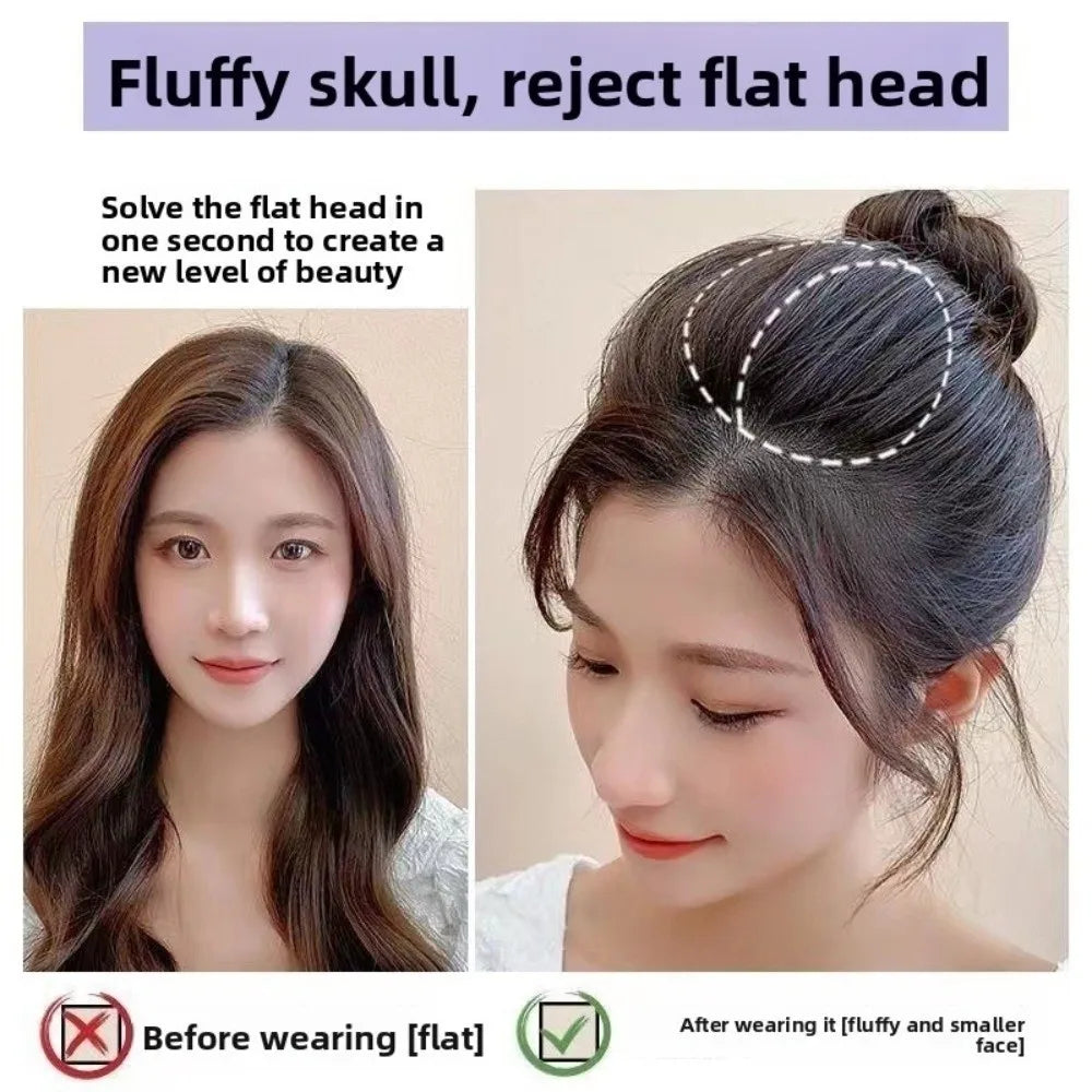 New Invisible Fluffy Hair Pad High Temperature Fiber Insert Comb Wig Cushion Hair Accessory Women's Styling