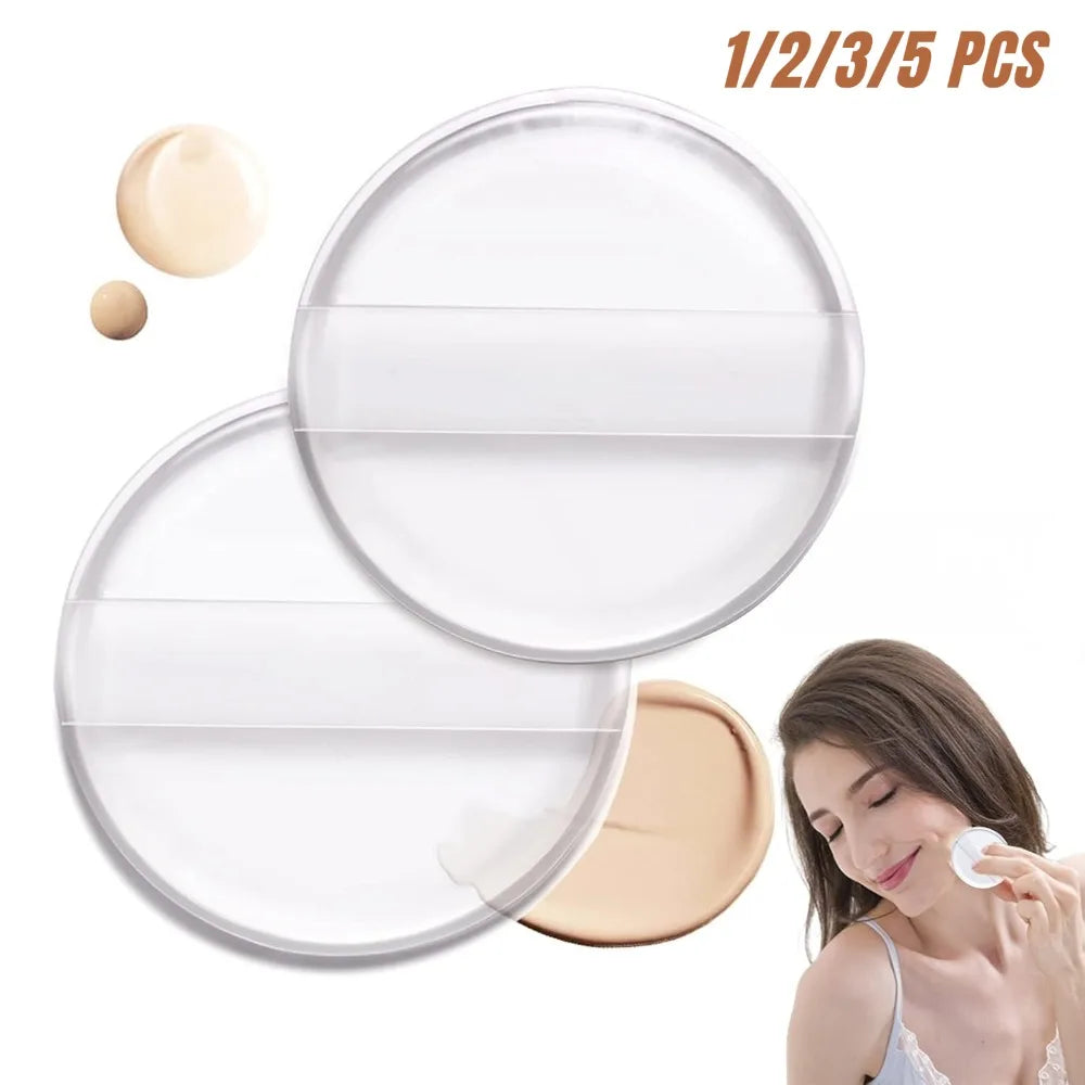 Silicone Cosmetic Puff Soft Makeup Blender Beauty Sponge for Liquid Foundation BB Cream Power Puff Make Up Accessories