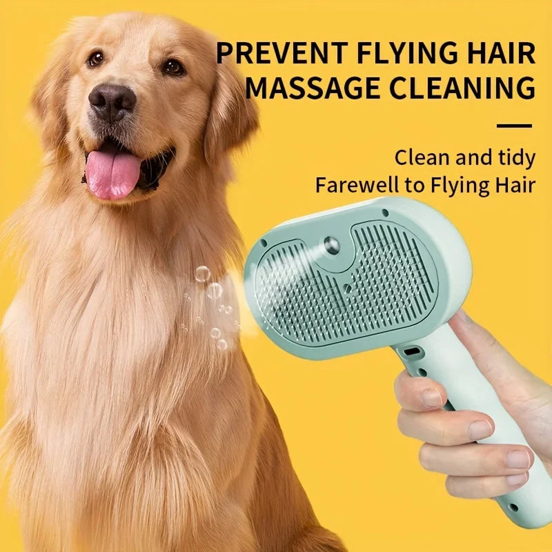 Steam Spray Grooming Brush Unique Steam Brush for Dogs Luxury Grooming Brush Dog Steam Brush Cat Supplies  Grooming