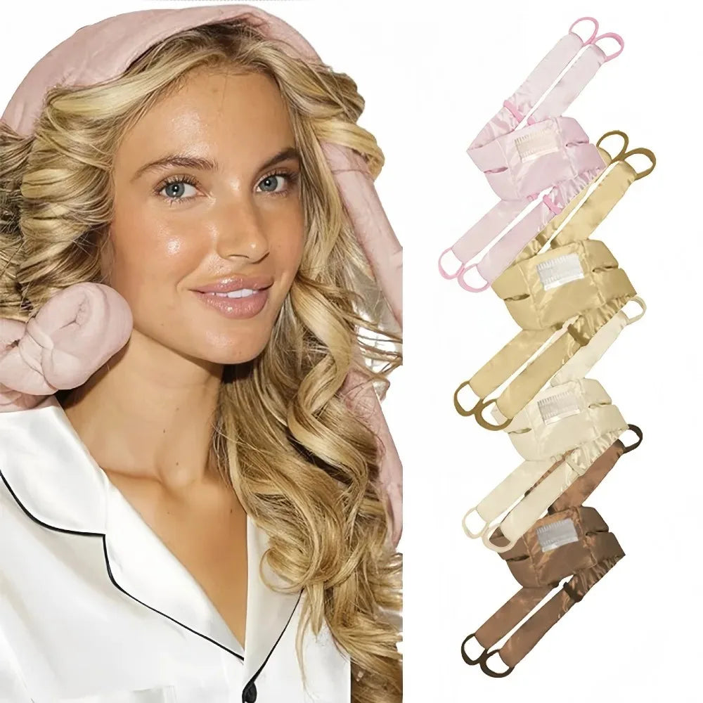 4-Arm Design Soft Overnight Curlers Hair Rollers Heatless Curls Overnight Hair Curlers To Sleep Beach Waves No Heat Curling Rod