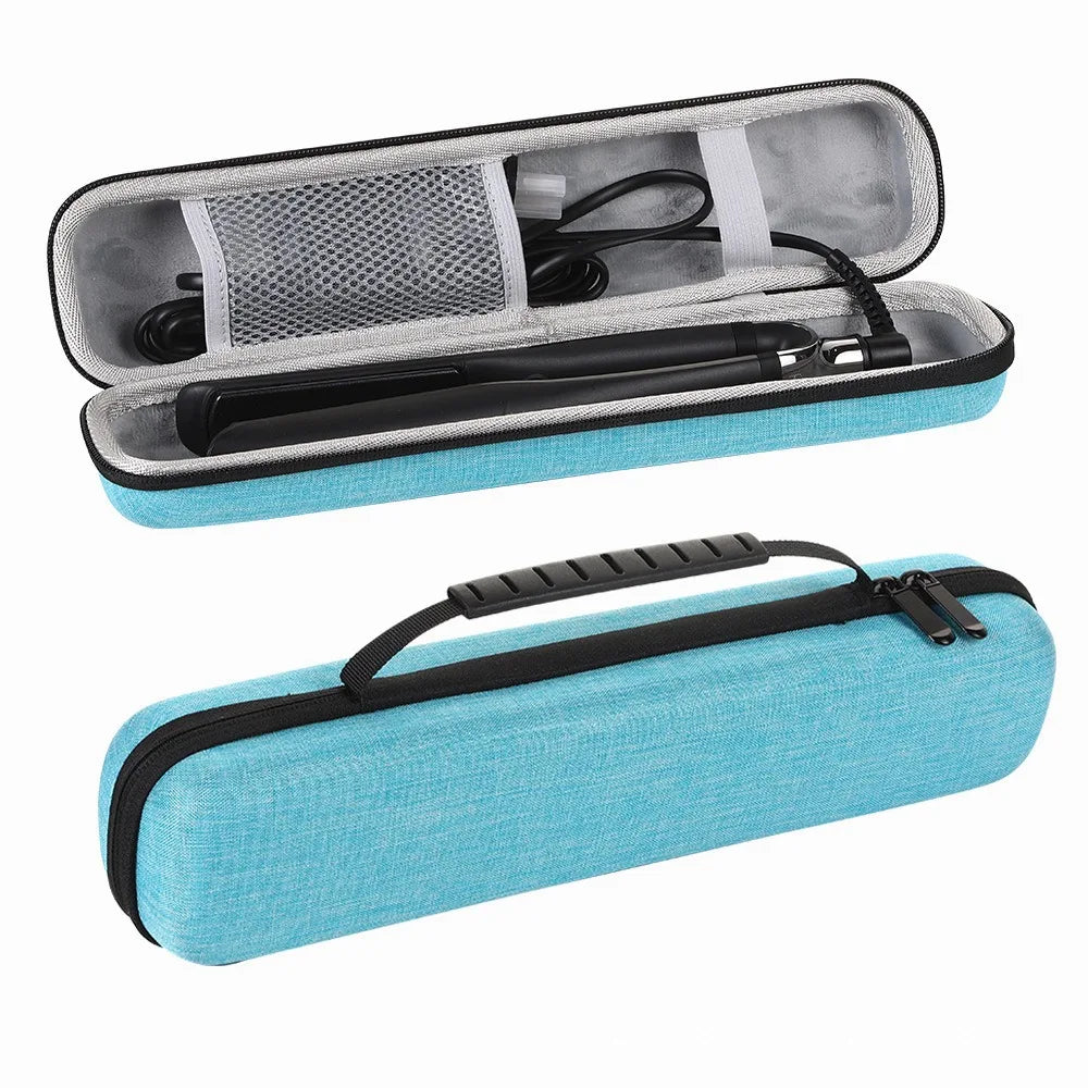 Curling Iron Travel Case Hard Carry Bag Straightener Curling Irons Styler Handle EVA Flat Cases Vacation Styling Accessories