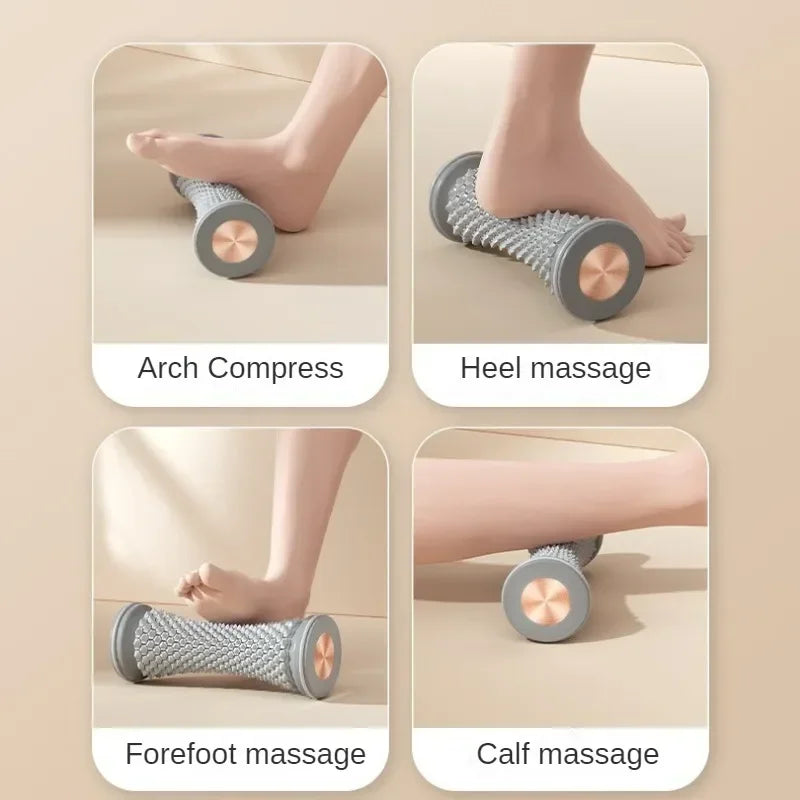 Foot Massager Massage Roller Yoga Plantar Fascia Roller Muscle Massage Ball Relaxation Care Plastic Manual Foot Massager