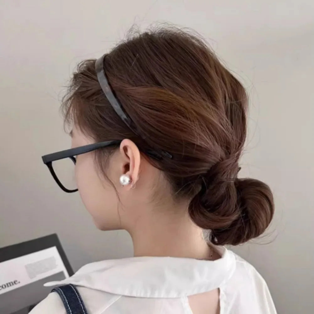 New Acetic Acid Headband Non-Clamping Ear Bone Hair Accessories For Women Fashion Sweet Hair Ornament Girls Hairband