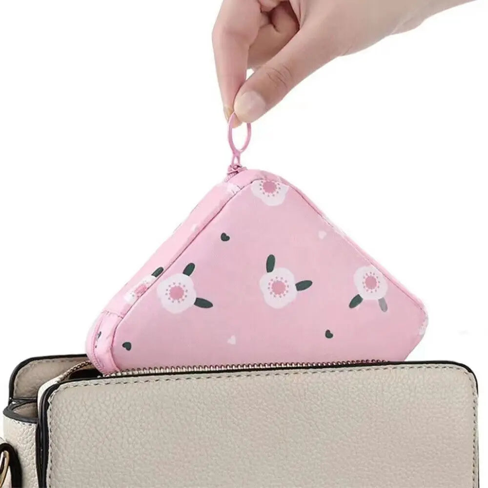 Napkin Credit Card Holder Makeup Organizer Headphone Case Sanitary Mat Bag Sanitary Bag Change Purse Tamper-Proof Storage Bag