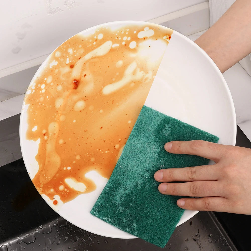 5/10Pcs Cleaning Wipe Pad Reusable Kitchen Cleaning Cloth Towels Soft Non-stick Oil Dishcloth Household Kitchen Rag Clean Tools