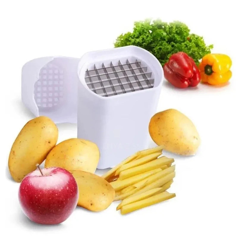 French Fry Cutter Natural Cut Rapid Slicer Vegetable Potato Tool Food Veggie Dicer Veg Chopper Kitchen Gadgets For Home Use