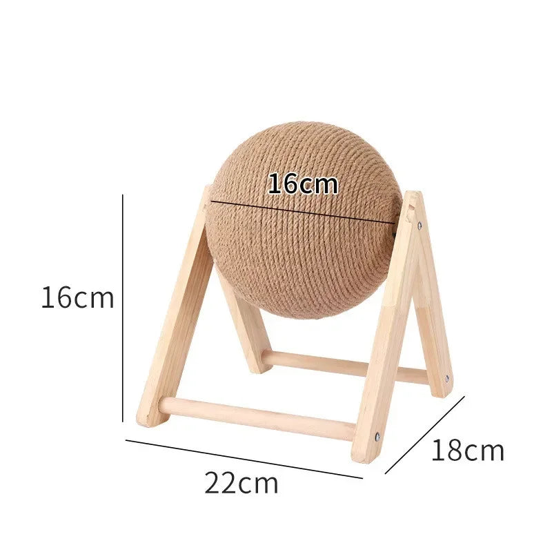 Cats Toy Cat Scratcher Sisal Rope Ball Kitten Interactive Grinding Paws Toys Scratch Board Pet Furniture Accessories Supplies