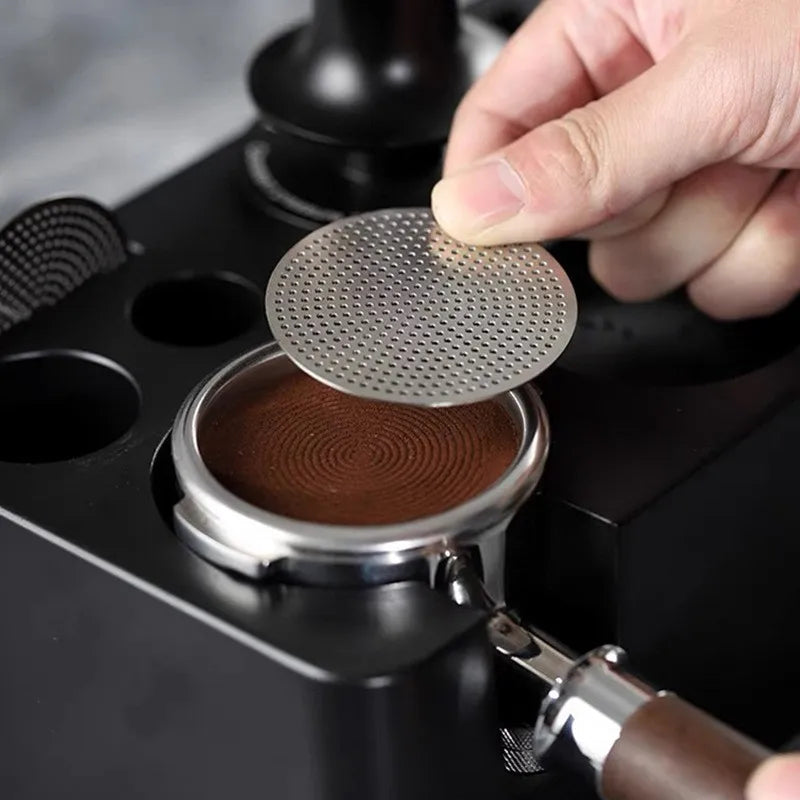 51/53/58mm Reusable Coffee Puck Screen 304 Stainless steel Double Layer Coffee Filter Fine Mesh Professional Espresso Accessory