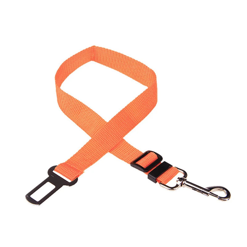 Adjustable Pet Dog Car Seat Belt Pet Seat Vehicle Dog Harness Lead Clip Safety Lever Traction Dog Collars Dog Accessories