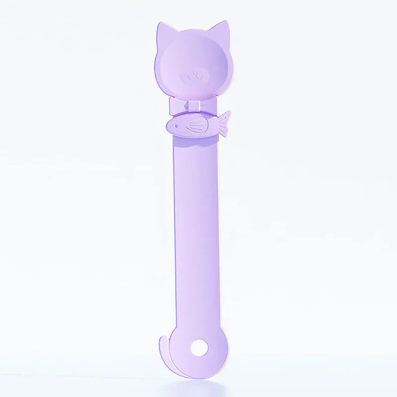 Cat Strip Feeder Spoon Long Handle Lickable Wet Food Feeder for Cats Pet Meat Mud Food Squeeze Dispense Spoon Pet Supplies