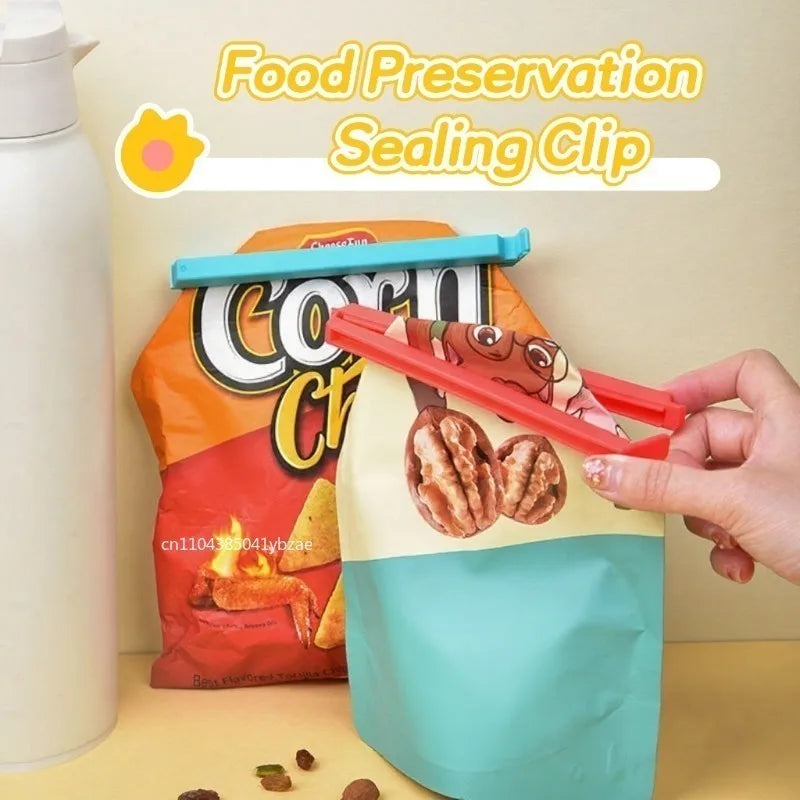 Portable New Kitchen Storage Food Snack Seal Sealing Bag Clips Sealer Clamp Plastic Tool Kitchen Accessories