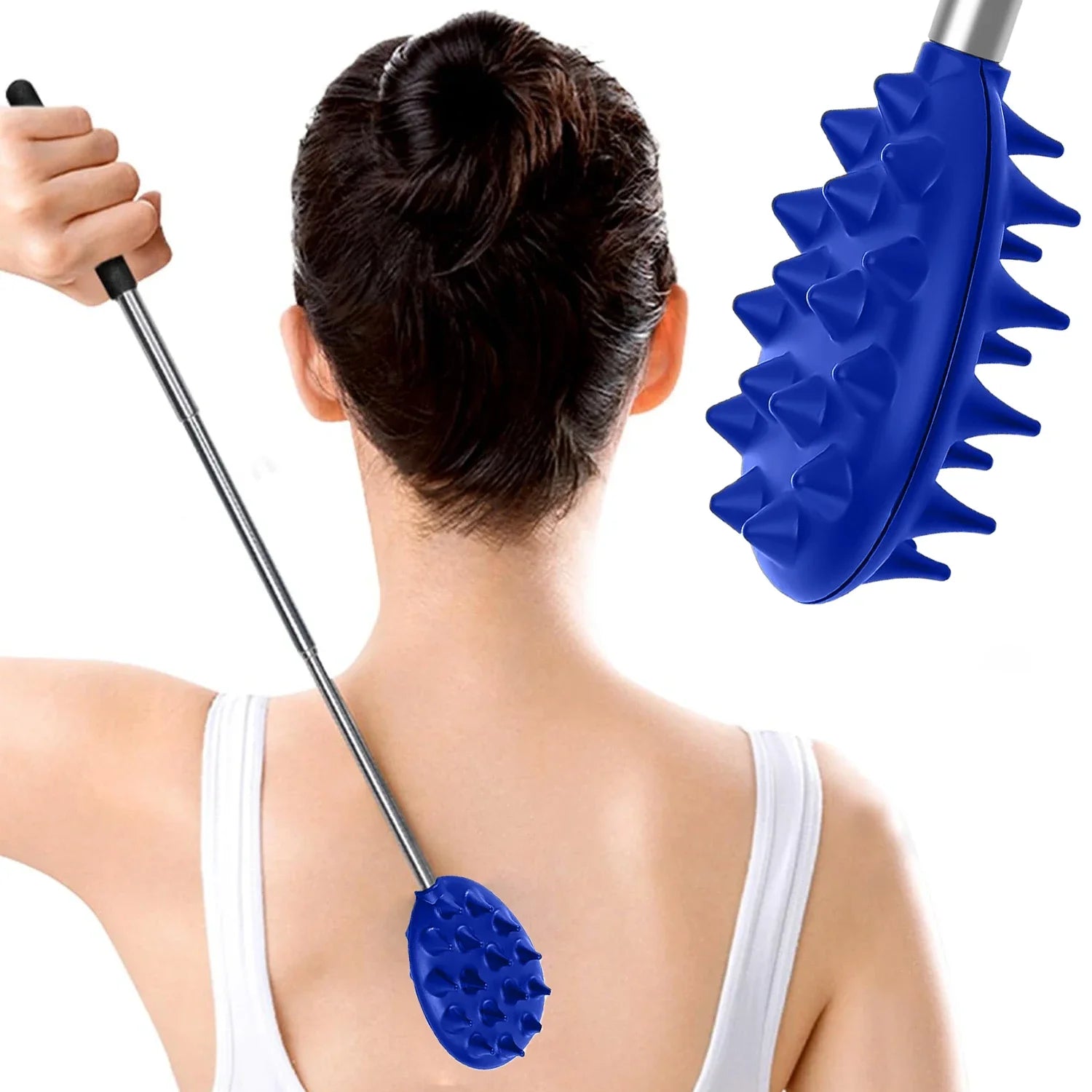 Telescopic Back Scratcher, Scratching Backscratcher Massager Kit Back Scraper Extendable Telescoping Itch Health Products