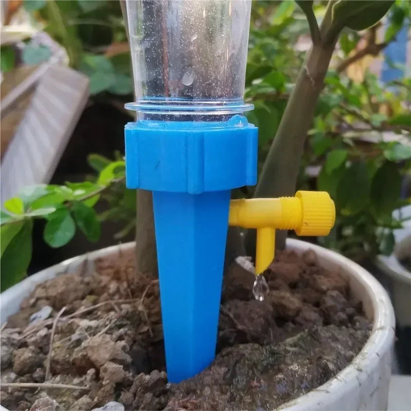 Automatic Watering Drip Kits Self Watering Spike For Flower Plants Adjustable Auto Water Dripper Device Garden Supplies