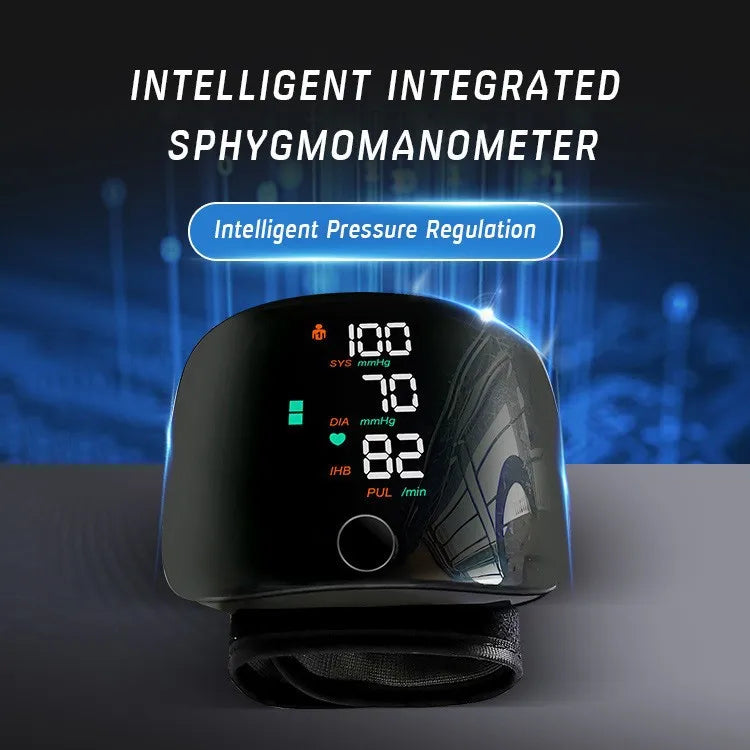 New Touch LED Rechargeable Blood Pressure Wrist Monitor
