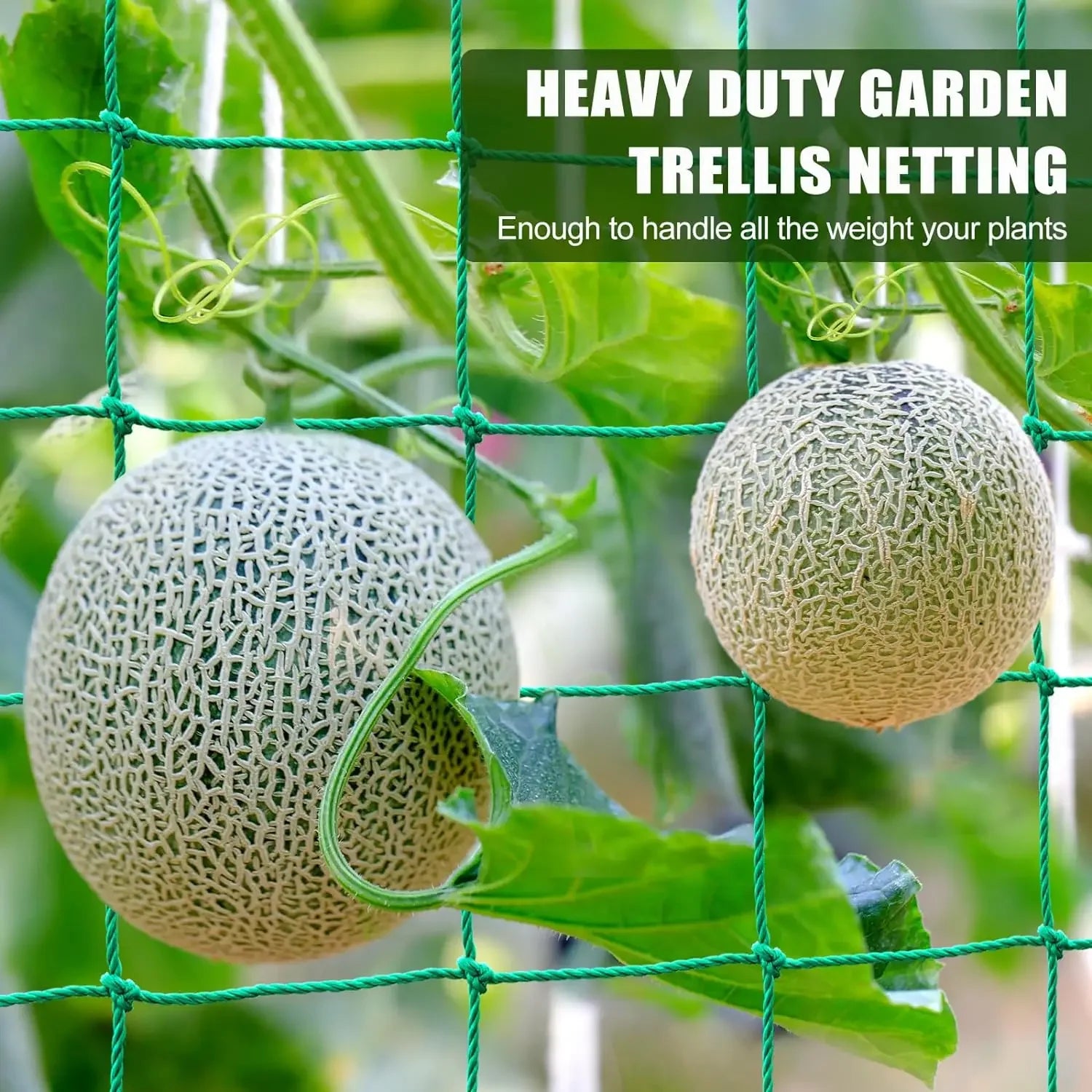 Thick Nylon Plant Trellis Strong Garden Climbing Netting Heavy Duty Mesh Net for Cucumber Tomato Grape Garden Accessories