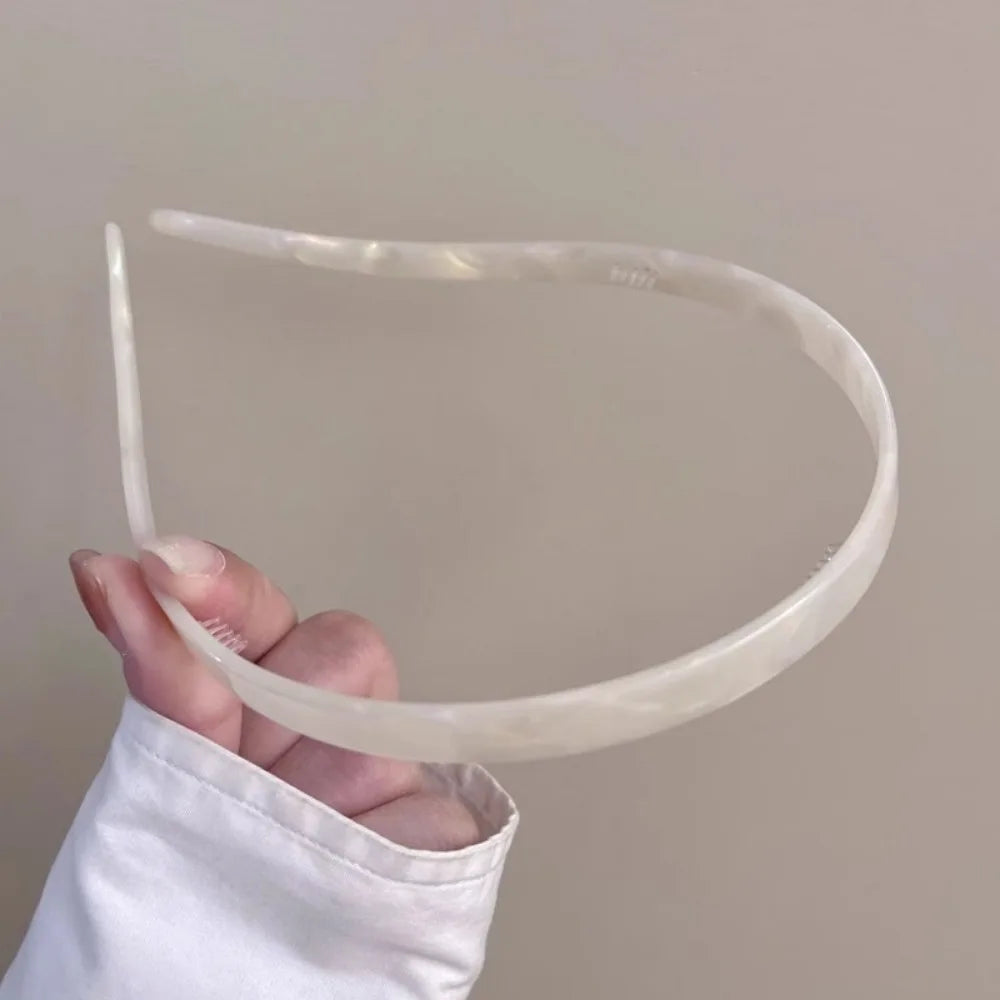 New Acetic Acid Headband Non-Clamping Ear Bone Hair Accessories For Women Fashion Sweet Hair Ornament Girls Hairband