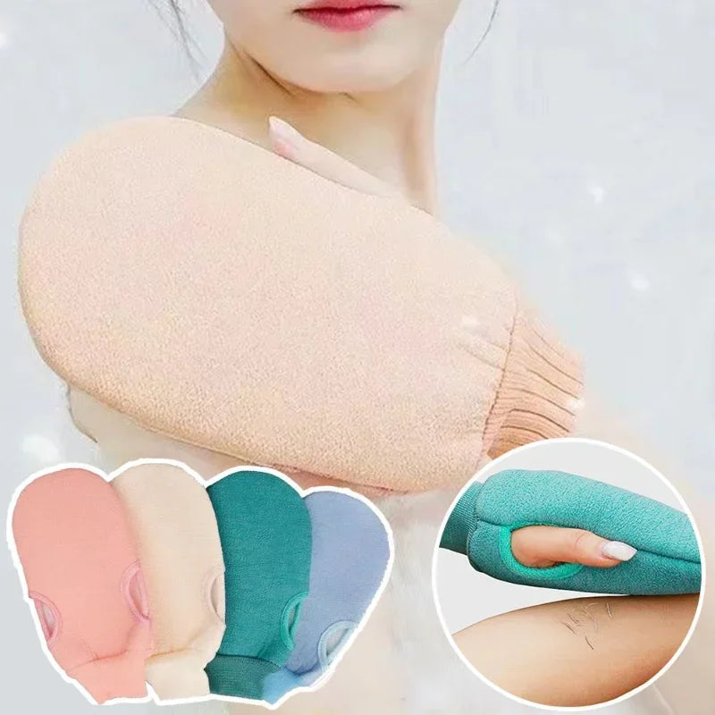 1pc Scrub Exfoliating Gloves For Shower Cleaning Scrub Mitt Rub Dead Skin Body Brush Towel SPA Foam Body Massage