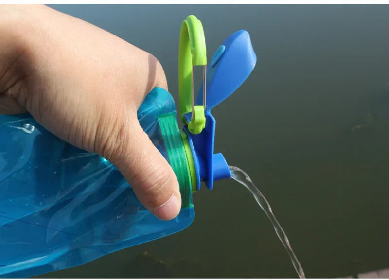 Portable Ultralight Foldable Water Bag Duckbill Folding Sports Outdoor Fitness Cycling Portable Storage Large Capacity Water Bag