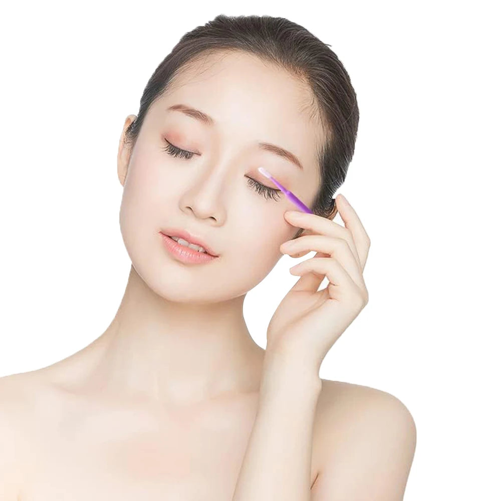 100pcs/box Disposable MicroBrush Eyelash Cleaning Brush Lash Extension Individua Tool For Eyelashes Removing Swab Accessories