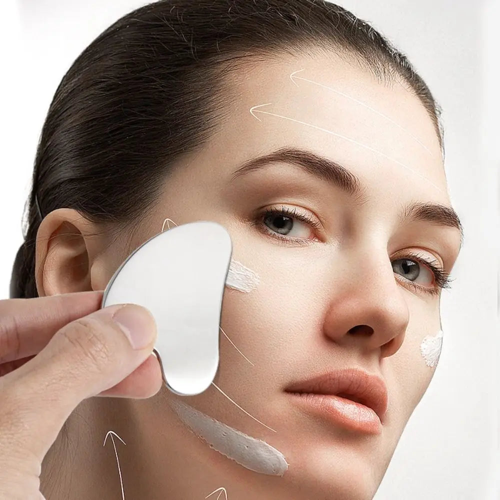 Gua Sha Scraper Heart Shape Universal Face Massager Guasha Massage Tool for Facial Beauty Eye Massage