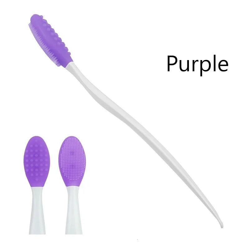 Beauty Skin Care Wash Face Silicone Brush Exfoliating Nose Clean Blackhead Removal Brushes Tools With Replacement Head