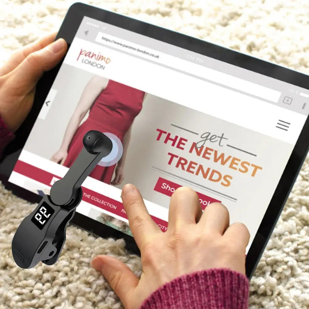 Fast Click Auto Screen Clicker Mini USB Interface Mobile Phone Screen Clicker ABS Physical Electric Auto Page Turner Cell Phone