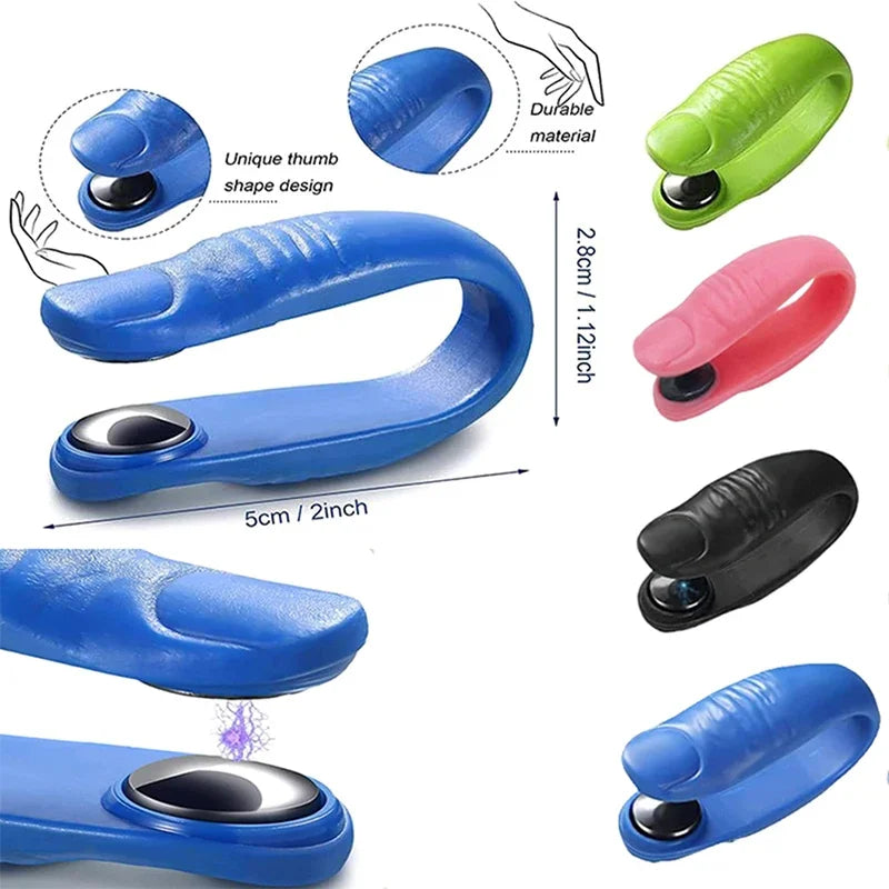Magnetic Suction Finger Joint Tiger Point Massage Clip Portable Hand Meridian Massager Acupressure Clip for Blood Circulation