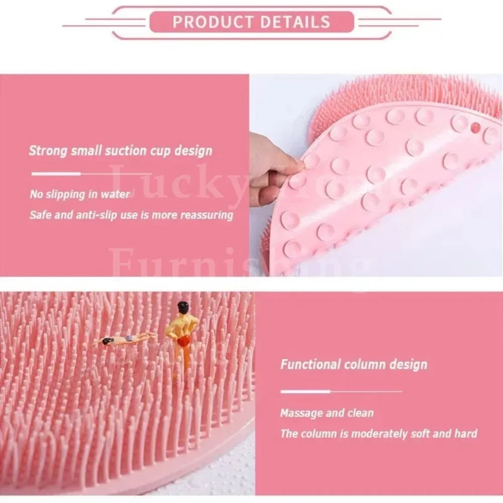 Anti-slip Shower Foot Scrub Massager - Anti-slip, Easy To Clean, Enhanced Exfoliation and Relaxation Bathroom Massage Pad