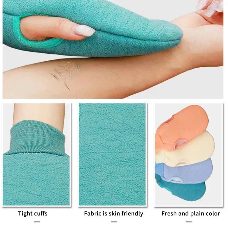 1pc Scrub Exfoliating Gloves For Shower Cleaning Scrub Mitt Rub Dead Skin Body Brush Towel SPA Foam Body Massage