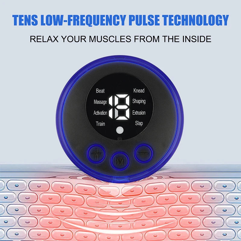 Electric TENS Pulse Neck Massager EMS Cervical Massage for Neck Back Body Electric Muscle Stimulator Electrostimulator 19 Gears