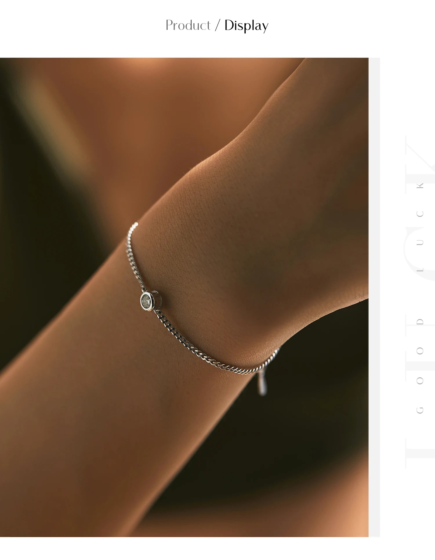 MODIAN 0.25CT Moissanite Bezel Setting Bracelet For Women Diamond 925 Sterling Silver Elegant Chain Bracelet Wedding Jewelry