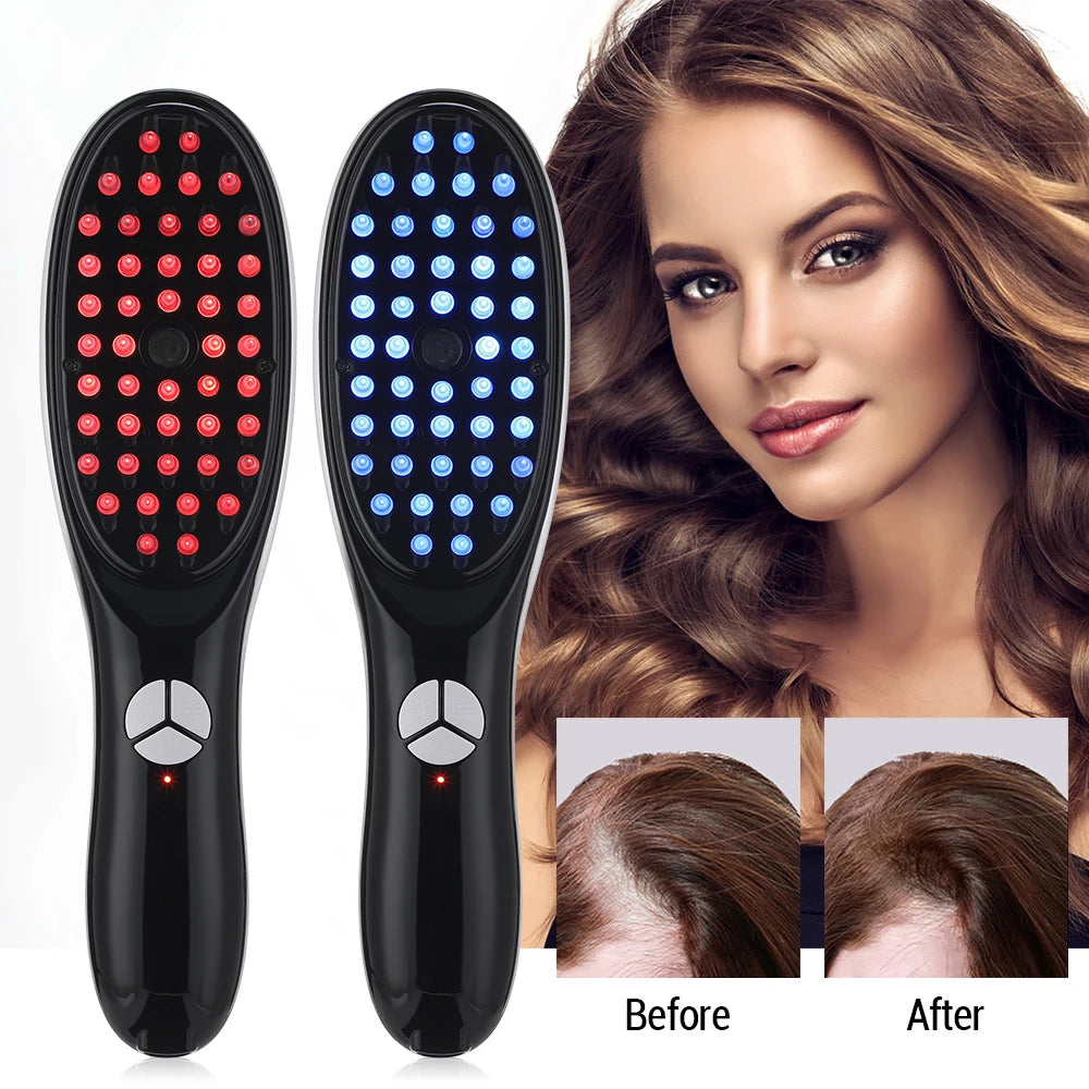 Scalp Massager Comb for Spray Hair Growth Phototherapy Hair Regrowth Brush Anti Hair Loss Head Care Electric Massage Comb Brush
