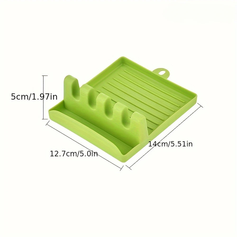 Multi functional spatula rack, kitchen storage rack, household plastic pot cover rack, vegetable cutting board, storage rack